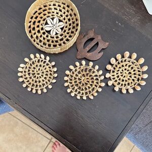 Natural Shell Wall Decor Set